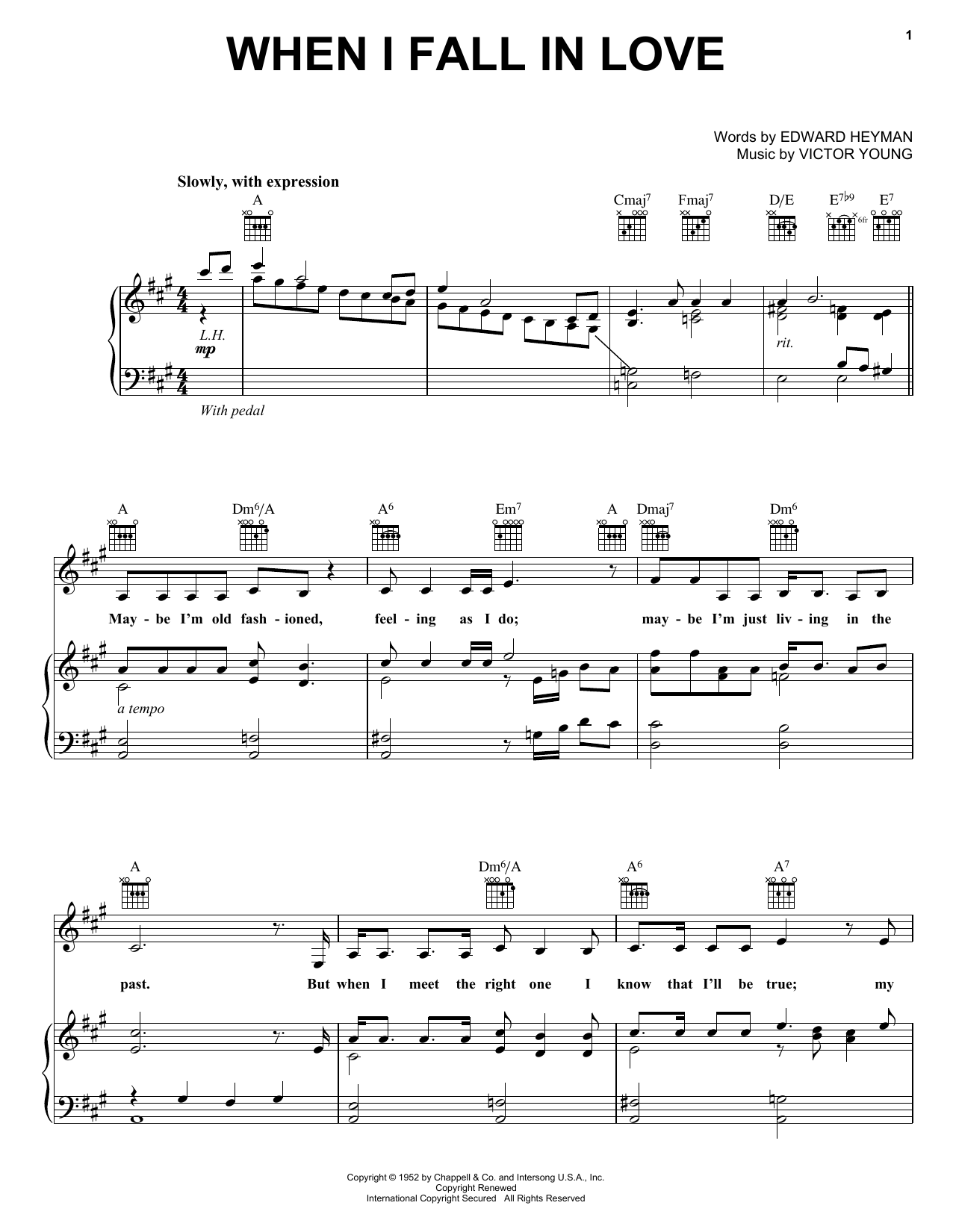 Learn to play Carpenters When I Fall In Love sheet music for Piano Duet in minutes. Carpenters When I Fall In Love sheet music preview music notes and score for Piano Duet including 4 page(s)
