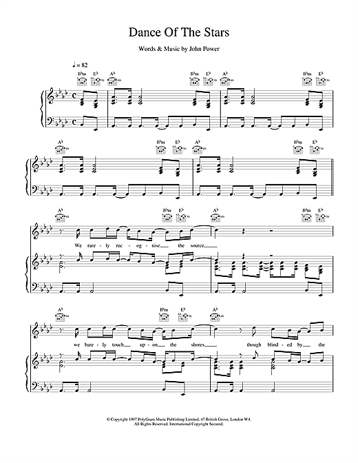 Learn to play Cast Dance Of The Stars sheet music for Piano, Vocal & Guitar (Right-Hand Melody) in minutes. Cast Dance Of The Stars sheet music notes and chords