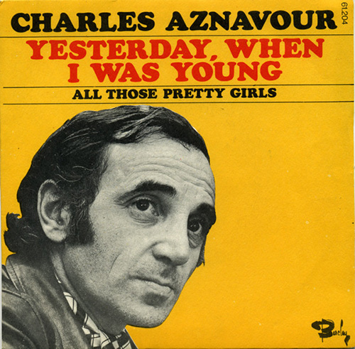 Charles Aznavour Yesterday When I Was Young profile picture
