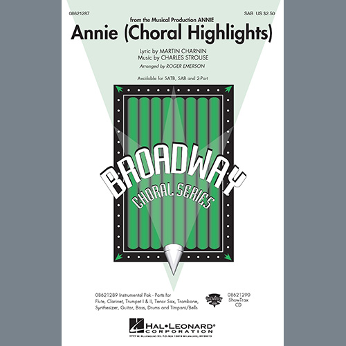 Charles Strouse Annie (Choral Highlights) (arr. Roger Emerson) profile picture