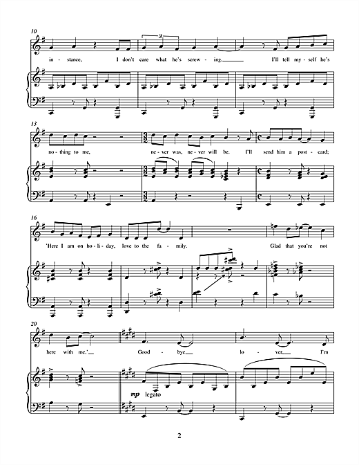 Charles Miller & Adam Bard Cuckooland (from Living On An Island) sheet music preview music notes and score for Piano & Vocal including 8 page(s)