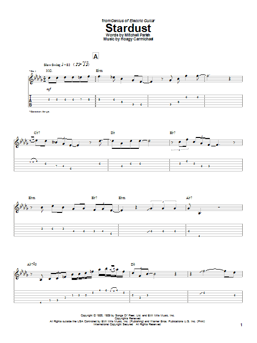 Learn to play Charlie Christian Stardust sheet music for Guitar Tab in minutes. Charlie Christian Stardust sheet music notes and chords