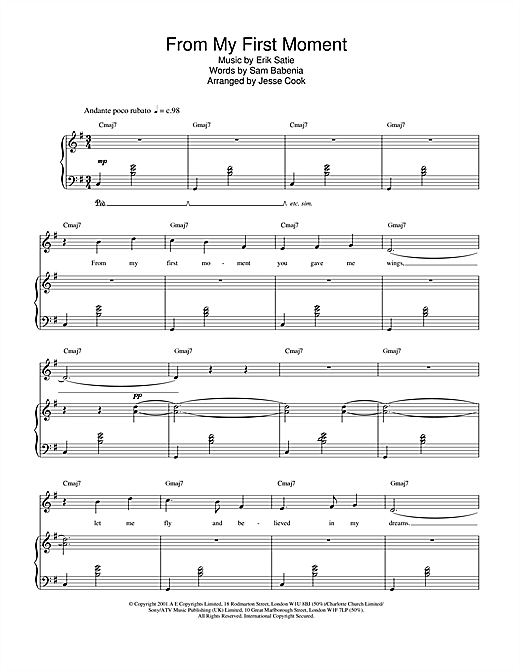 Learn to play Charlotte Church From My First Moment sheet music for Piano, Vocal & Guitar in minutes. Charlotte Church From My First Moment sheet music notes and chords
