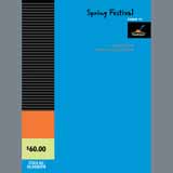 Download or print Chen Yi Spring Festival - Bb Tenor Saxophone Sheet Music Printable PDF 2-page score for Concert / arranged Concert Band SKU: 406118