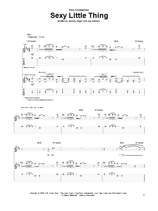Learn to play Chickenfoot Sexy Little Thing sheet music for Guitar Tab in minutes. Chickenfoot Sexy Little Thing sheet music preview music notes and score for Guitar Tab including 10 page(s)