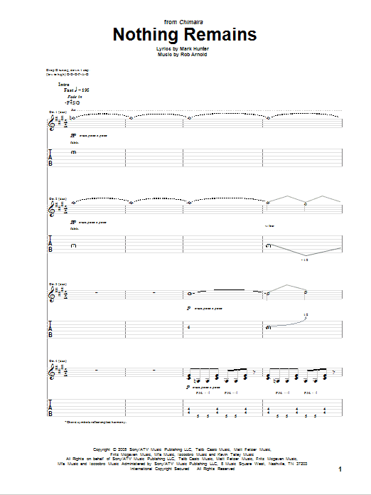 Learn to play Chimaira Nothing Remains sheet music for Guitar Tab in minutes. Chimaira Nothing Remains sheet music preview music notes and score for Guitar Tab including 15 page(s)