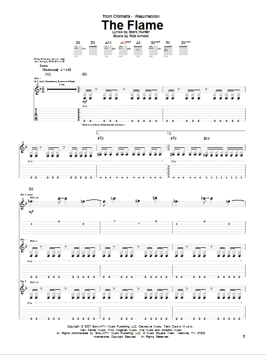 Learn to play Chimaira The Flame sheet music for Guitar Tab in minutes. Chimaira The Flame sheet music preview music notes and score for Guitar Tab including 15 page(s)