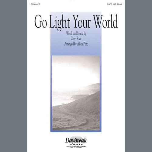 Chris Rice Go Light Your World (arr. Allen Pote) profile picture