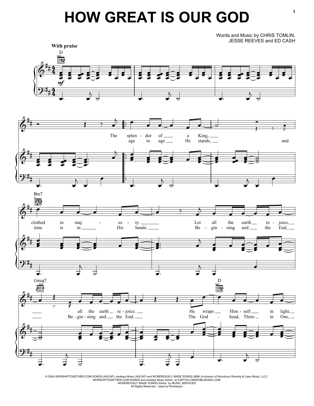 Learn to play Chris Tomlin How Great Is Our God sheet music for Ukulele in minutes. Chris Tomlin How Great Is Our God sheet music notes and chords