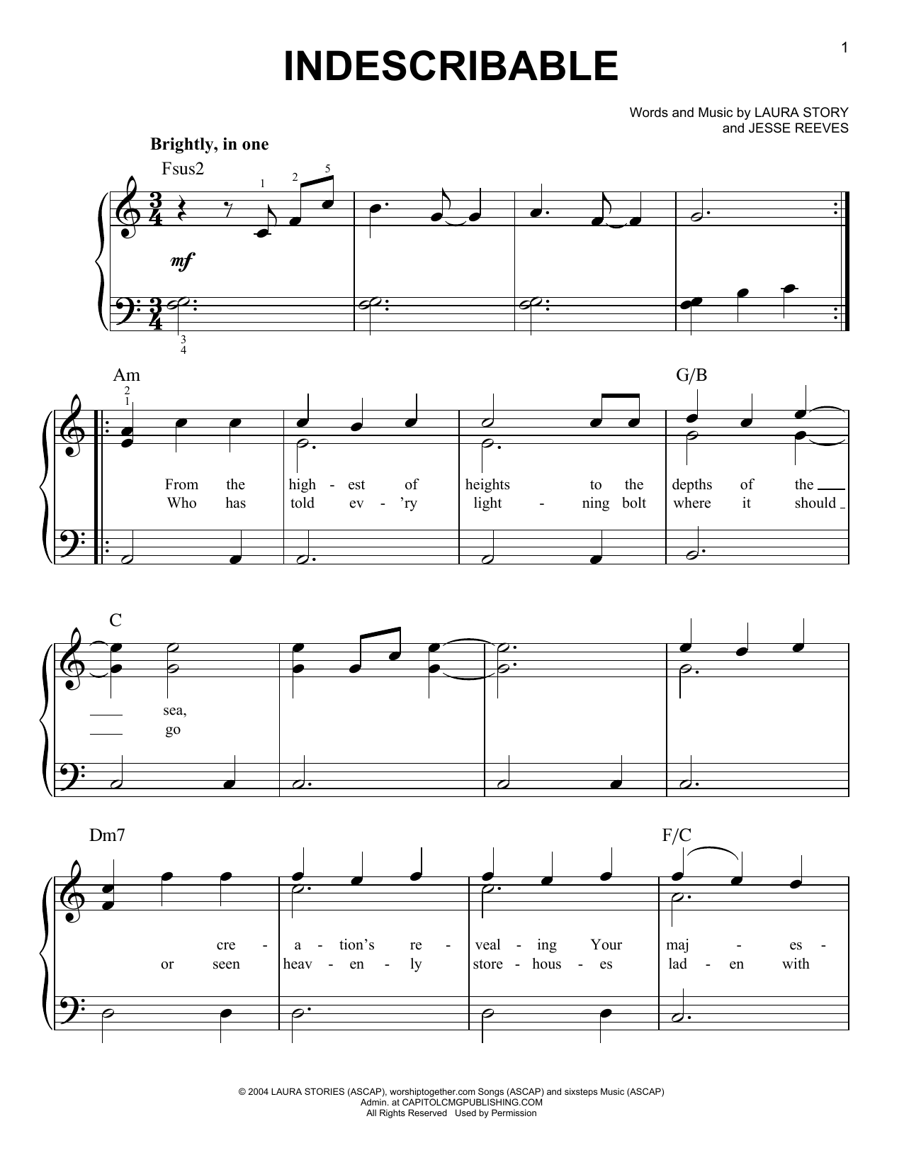 Learn to play Chris Tomlin Indescribable sheet music for Guitar Tab in minutes. Chris Tomlin Indescribable sheet music notes and chords