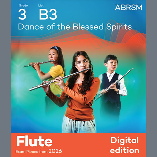 Christoph Gluck Dance of the Blessed Spirits (Grade 3, list B3, from the ABRSM Flute Syllabus from 2026) profile picture