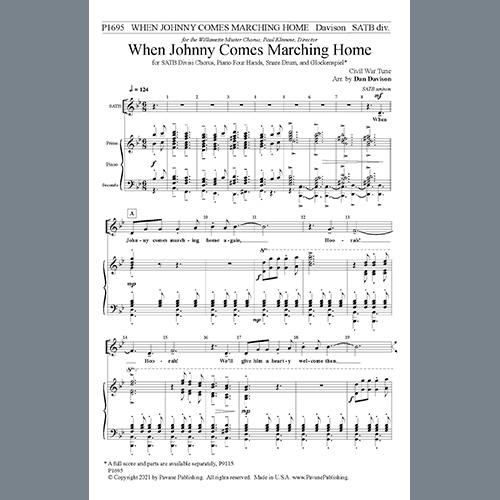 Civil War Tune When Johnny Comes Marching Home (arr. Dan Davison) profile picture