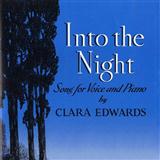 Download or print Clara Edwards Into The Night Sheet Music Printable PDF 4-page score for American / arranged Piano & Vocal SKU: 170671