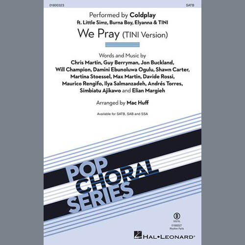 Coldplay We Pray - Tini Version (arr. Mac Huff) profile picture