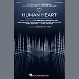 Download or print Coldplay, We Are KING, and Jacob Collier Human Heart (arr. Jennifer Lucy Cook) Sheet Music Printable PDF 9-page score for A Cappella / arranged SATB Choir SKU: 1660609