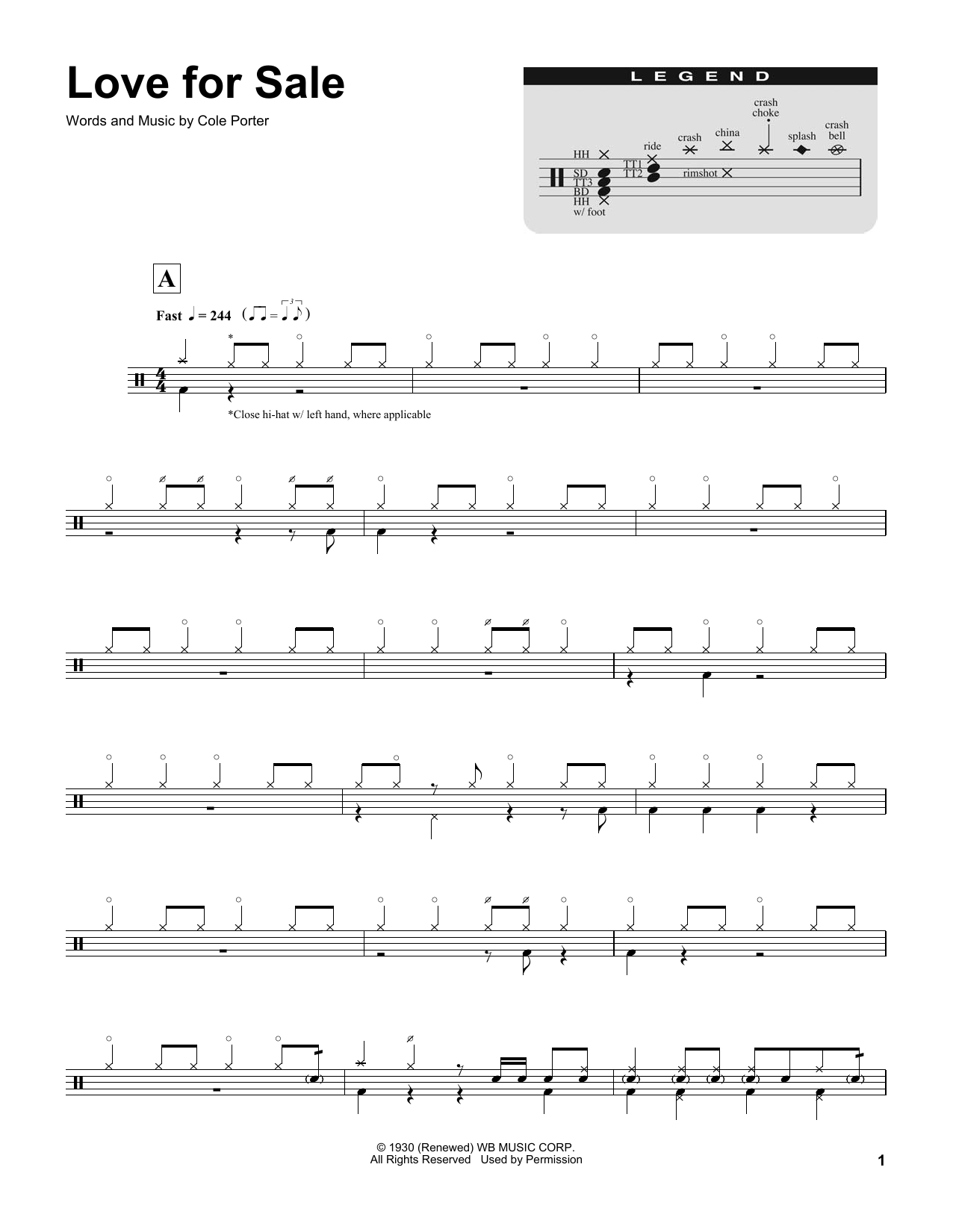 Cole Porter Love For Sale Sheet Music Download Pdf Score Cole Porter Love For Sale Sheet Music Download Pdf Score