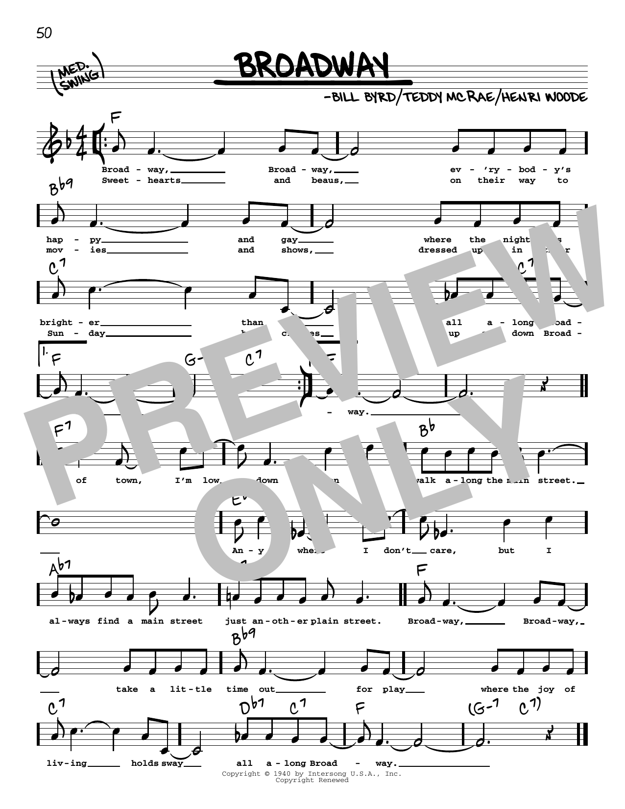 Learn to play Count Basie Broadway (High Voice) sheet music for Real Book – Melody, Lyrics & Chords in minutes. Count Basie Broadway (High Voice) sheet music preview music notes and score for Real Book – Melody, Lyrics & Chords including 1 page(s)
