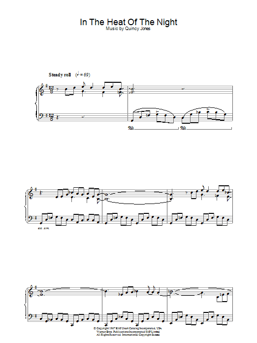 Learn to play Count Basie In The Heat Of The Night sheet music for Piano in minutes. Count Basie In The Heat Of The Night sheet music preview music notes and score for Piano including 5 page(s)