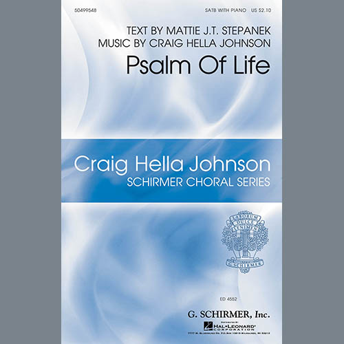 Craig Hella Johnson Psalm Of Life profile picture