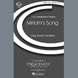 Download or print Craig Kenath Sandford Miriam's Song Sheet Music Printable PDF 37-page score for Concert / arranged SATB SKU: 71275