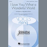 Download or print Conspirare I Love You / What A Wonderful World (arr. Craig Hella Johnson) Sheet Music Printable PDF 19-page score for Concert / arranged SSAA SKU: 161127.