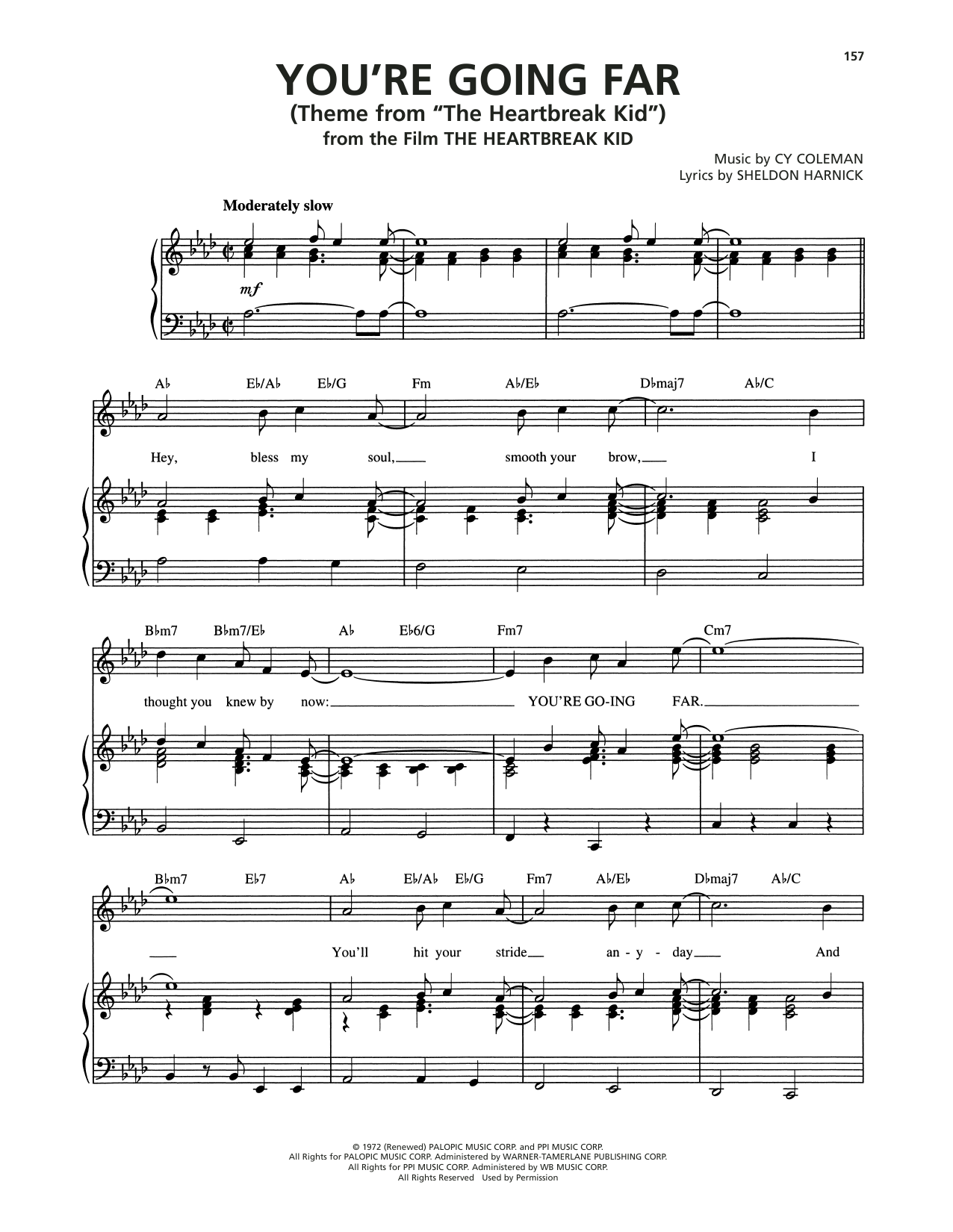 Cy Coleman You're Going Far (Theme From 