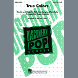 Download or print Cyndi Lauper True Colors (arr. Roger Emerson) Sheet Music Printable PDF 7-page score for Pop / arranged 2-Part Choir SKU: 411725
