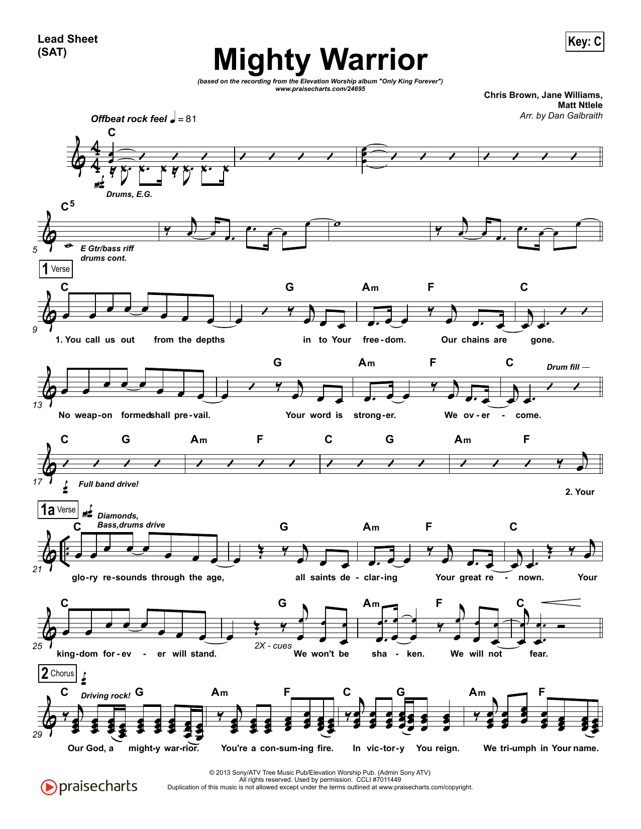 Learn to play Dan Galbraith Mighty Warrior sheet music for Lead Sheet / Fake Book in minutes. Dan Galbraith Mighty Warrior sheet music preview music notes and score for Lead Sheet / Fake Book including 6 page(s)