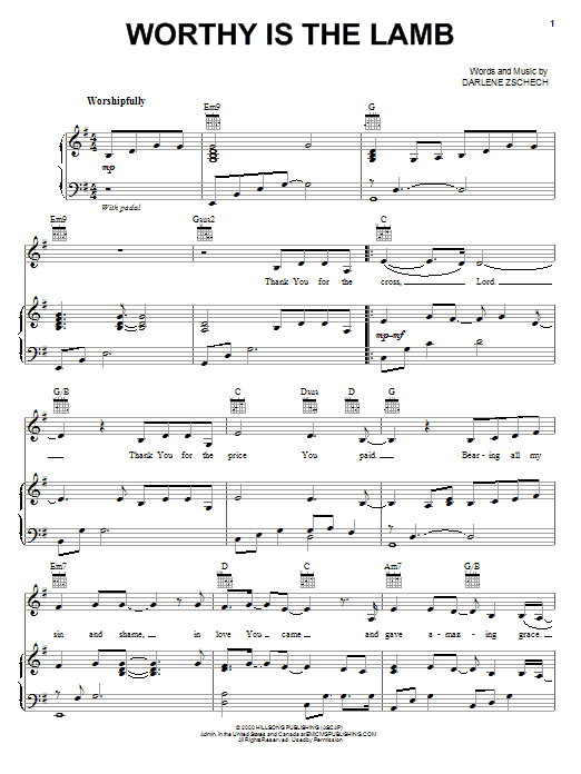 Learn to play Darlene Zschech Worthy Is The Lamb sheet music for Easy Guitar Tab in minutes. Darlene Zschech Worthy Is The Lamb sheet music notes and chords
