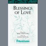 Download or print David Ashton Blessings Of Love Sheet Music Printable PDF 6-page score for Concert / arranged SATB Choir SKU: 296417