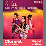 Download or print David Blackwell Lament for Flora McDonald (Grade 4, list B1, from the ABRSM Clarinet Syllabus from 2026) Sheet Music Printable PDF 3-page score for Classical / arranged Clarinet Solo SKU: 1765030