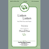 Download or print David Das Listen, Listen Sheet Music Printable PDF 11-page score for Children / arranged 2-Part Choir SKU: 1216652