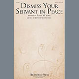 Download or print David Schwoebel Dismiss Your Servant In Peac Sheet Music Printable PDF 10-page score for Sacred / arranged SATB SKU: 177816