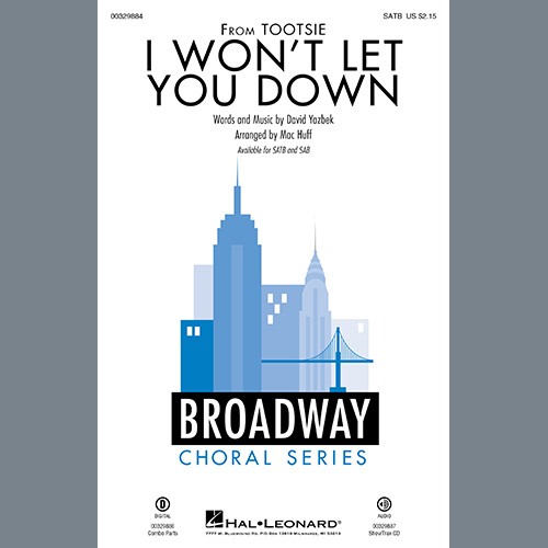 David Yazbek I Won't Let You Down (from the musical Tootsie) (arr. Mac Huff) profile picture