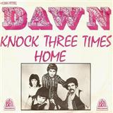 Download or print Dawn Knock Three Times Sheet Music Printable PDF 2-page score for Rock / arranged Lyrics & Chords SKU: 162569