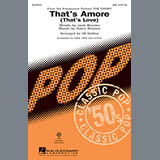 Download or print Dean Martin That's Amore (That's Love) (arr. Jill Gallina) Sheet Music Printable PDF 2-page score for Pop / arranged SAB SKU: 155994