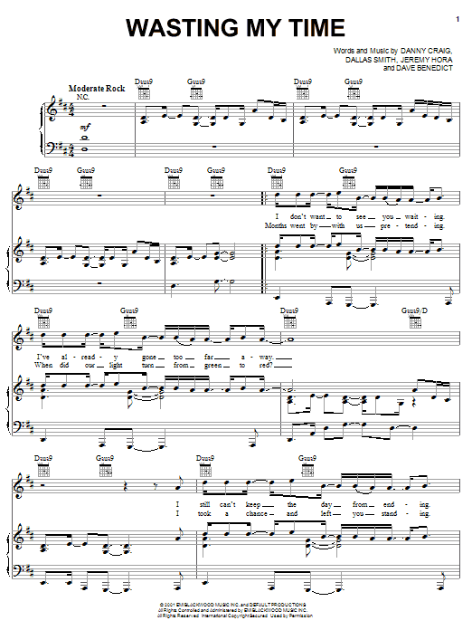 Learn to play Default Wasting My Time sheet music for Easy Guitar in minutes. Default Wasting My Time sheet music notes and chords