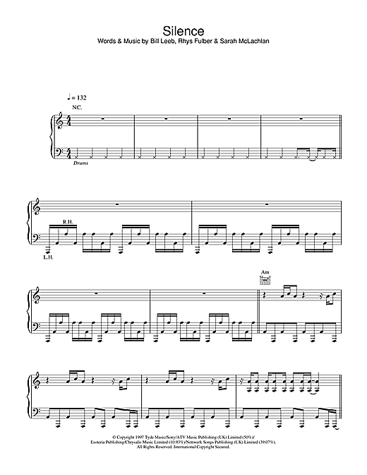 Learn to play Delerium Silence sheet music for Piano, Vocal & Guitar in minutes. Delerium Silence sheet music notes and chords