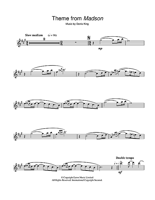 Learn to play Denis King Theme from Madson sheet music for Clarinet in minutes. Denis King Theme from Madson sheet music notes and chords