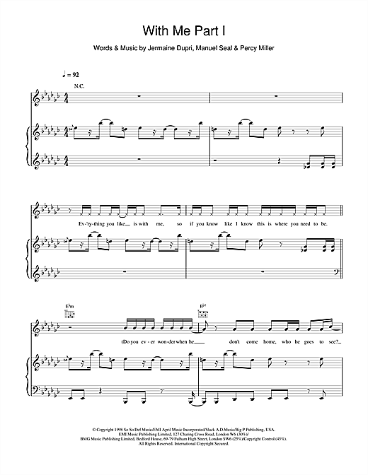 Learn to play Destiny's Child With Me Part 1 sheet music for Piano, Vocal & Guitar in minutes. Destiny's Child With Me Part 1 sheet music notes and chords