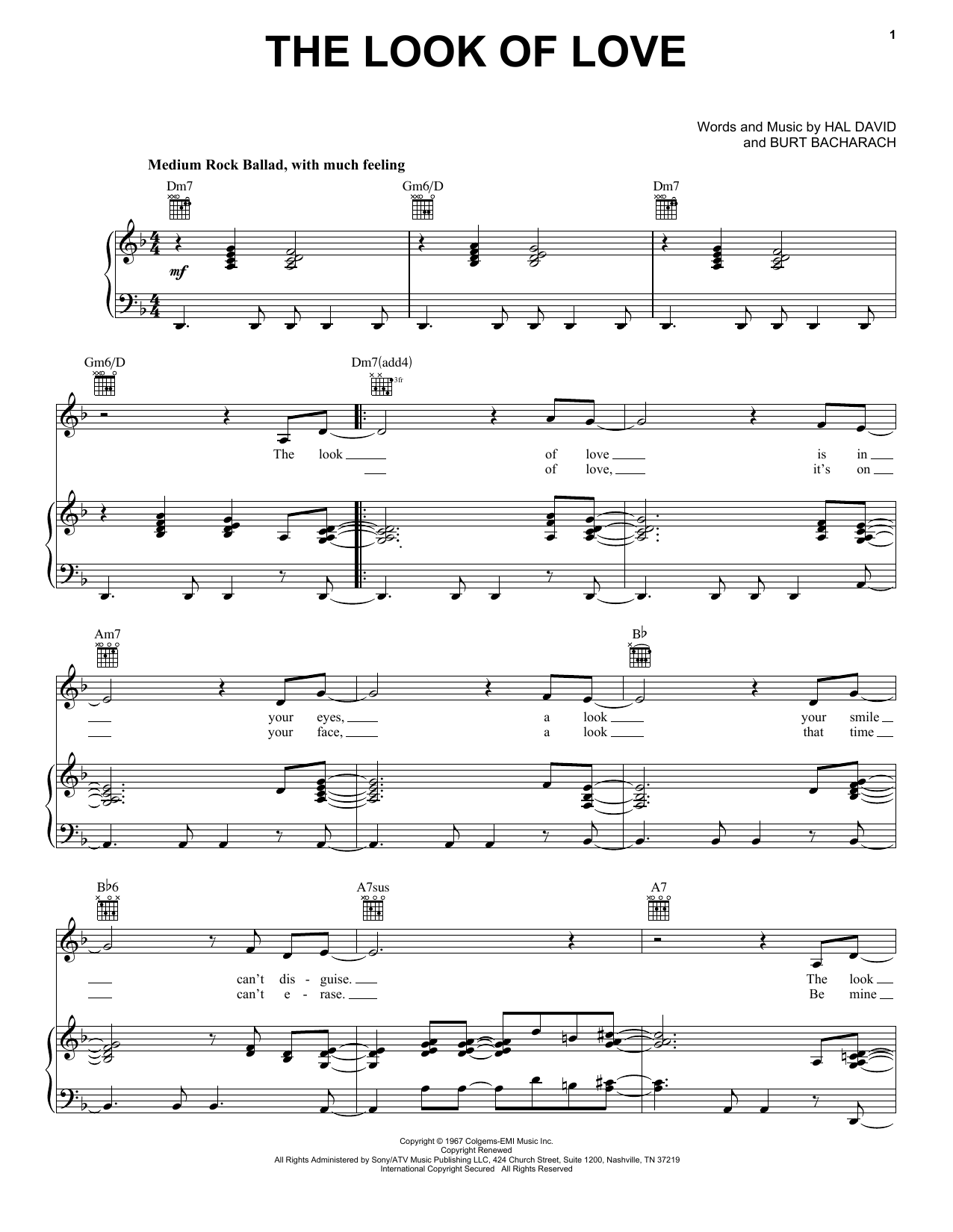Learn to play Diana Krall The Look Of Love sheet music for Piano, Vocal & Guitar (Right-Hand Melody) in minutes. Diana Krall The Look Of Love sheet music notes and chords