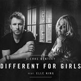 Download or print Dierks Bentley Different For Girls (feat. Elle King) Sheet Music Printable PDF 6-page score for Pop / arranged Piano, Vocal & Guitar (Right-Hand Melody) SKU: 173897