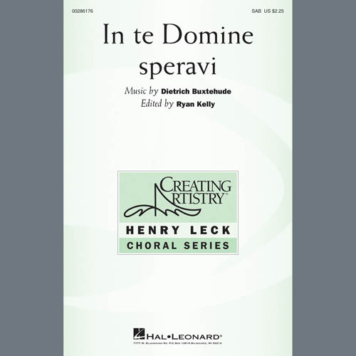 Dietrich Buxtehude In Te Domine Speravi (ed. Ryan Kelly) - C Instrument II pictures Dietrich Buxtehude In Te Domine Speravi (ed. Ryan Kelly) - C Instrument II profile picture