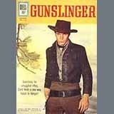 Download or print Dimitri Tiomkin Gunslinger Sheet Music Printable PDF 4-page score for Film and TV / arranged Piano, Vocal & Guitar (Right-Hand Melody) SKU: 70574