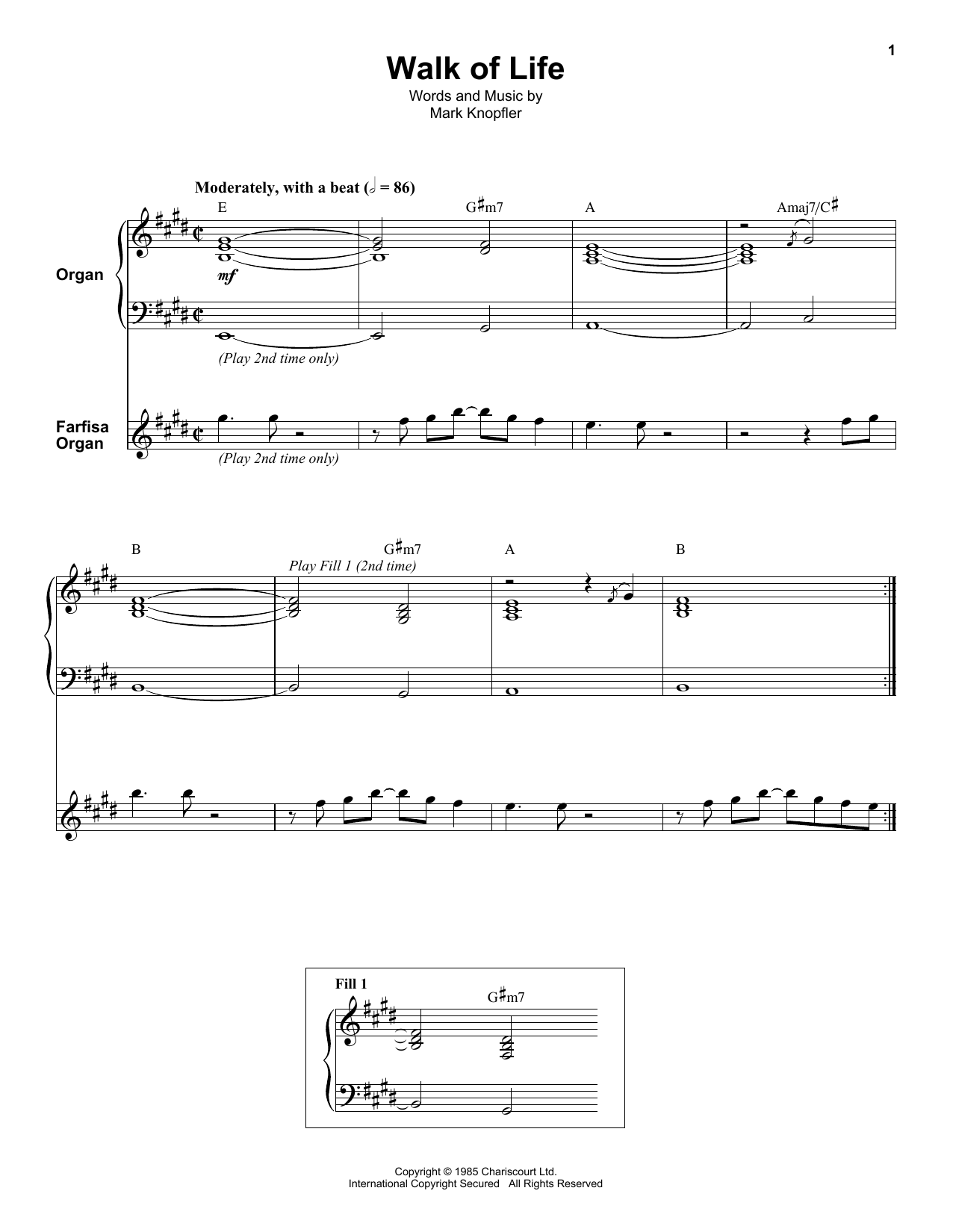 Learn to play Dire Straits Walk Of Life sheet music for Piano, Vocal & Guitar in minutes. Dire Straits Walk Of Life sheet music notes and chords
