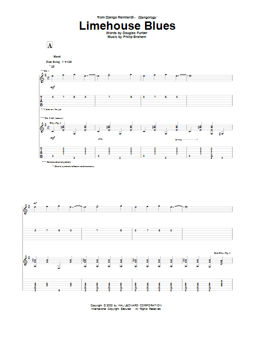 Learn to play Django Reinhardt Limehouse Blues sheet music for Guitar Tab in minutes. Django Reinhardt Limehouse Blues sheet music preview music notes and score for Guitar Tab including 10 page(s)