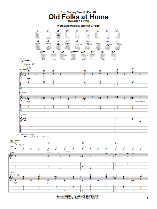 Learn to play Django Reinhardt Old Folks At Home (Swanee River) sheet music for Guitar Tab in minutes. Django Reinhardt Old Folks At Home (Swanee River) sheet music notes and chords