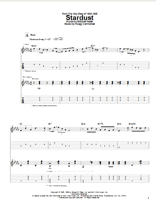 Learn to play Django Reinhardt Stardust sheet music for Guitar Tab in minutes. Django Reinhardt Stardust sheet music notes and chords
