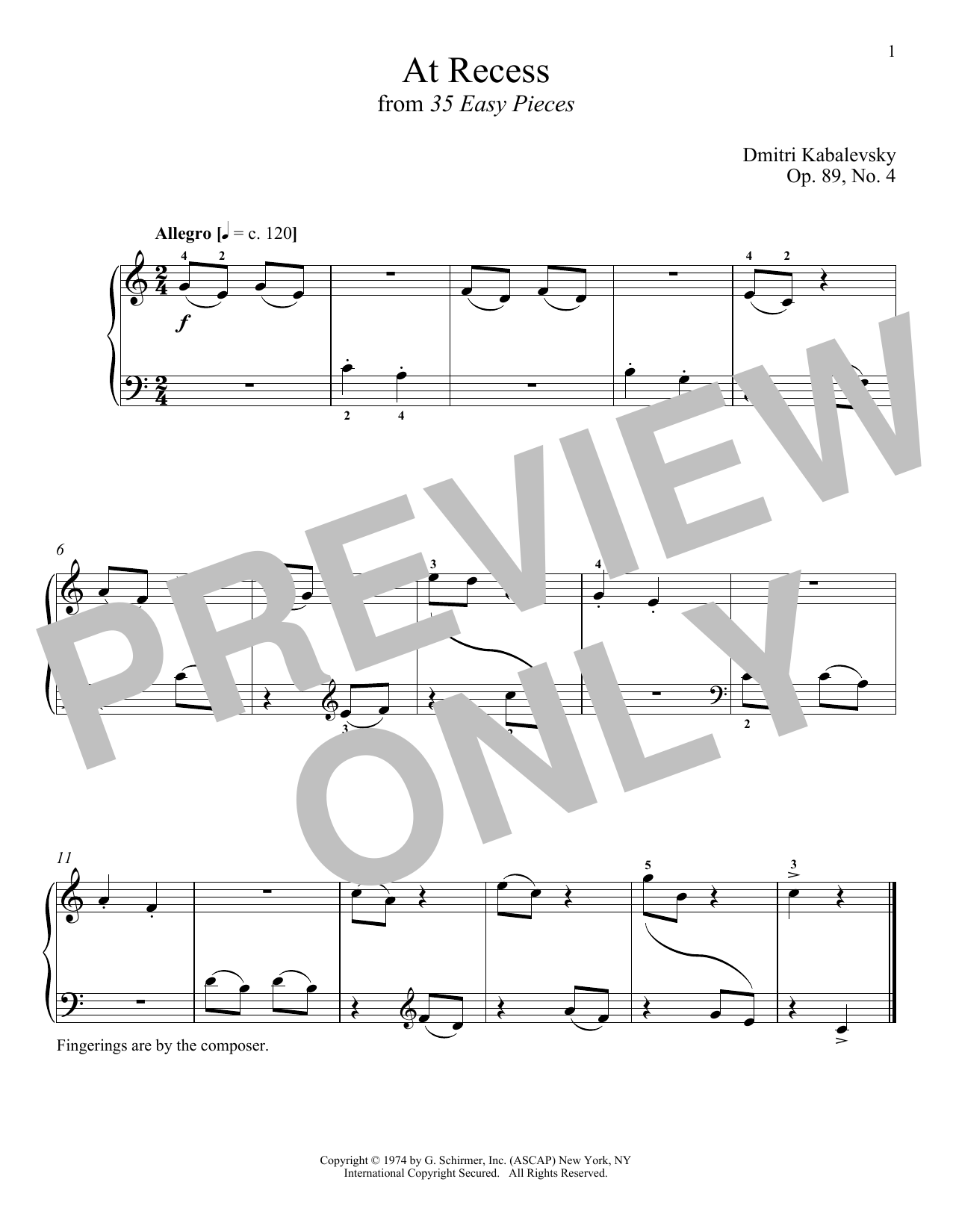 Learn to play Dmitri Kabalevsky At Recess sheet music for Piano in minutes. Dmitri Kabalevsky At Recess sheet music notes and chords