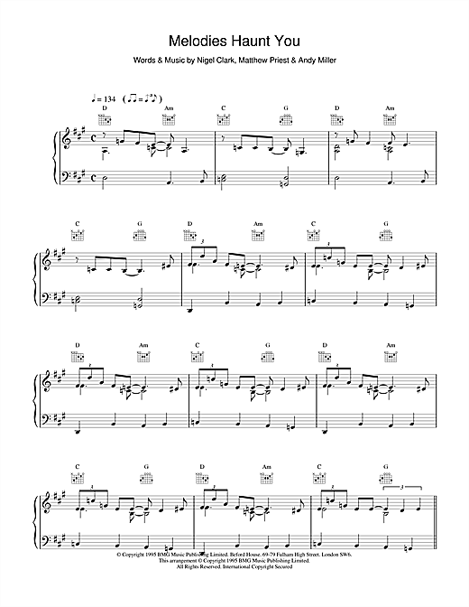 Learn to play Dodgy Melodies Haunt You sheet music for Piano, Vocal & Guitar (Right-Hand Melody) in minutes. Dodgy Melodies Haunt You sheet music notes and chords